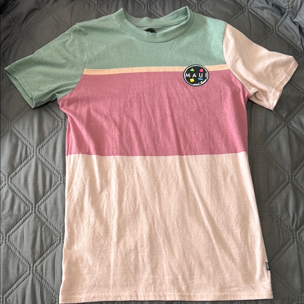 Maui and Sons Pastel Colorblock Tee